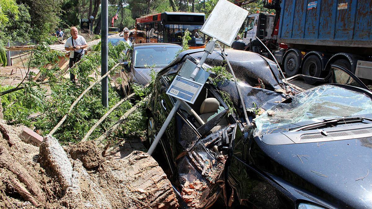 Tromba d'aria a Milano Marittima, Regione chiederà stato di emergenza