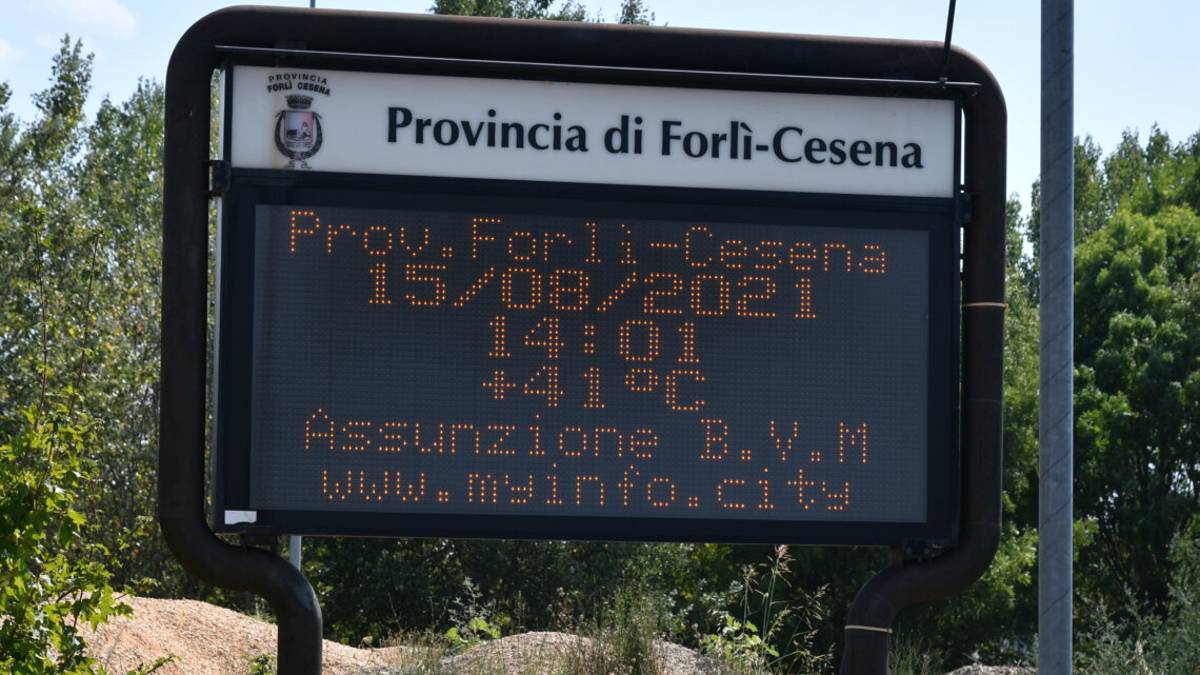 Forlì, caldo da record