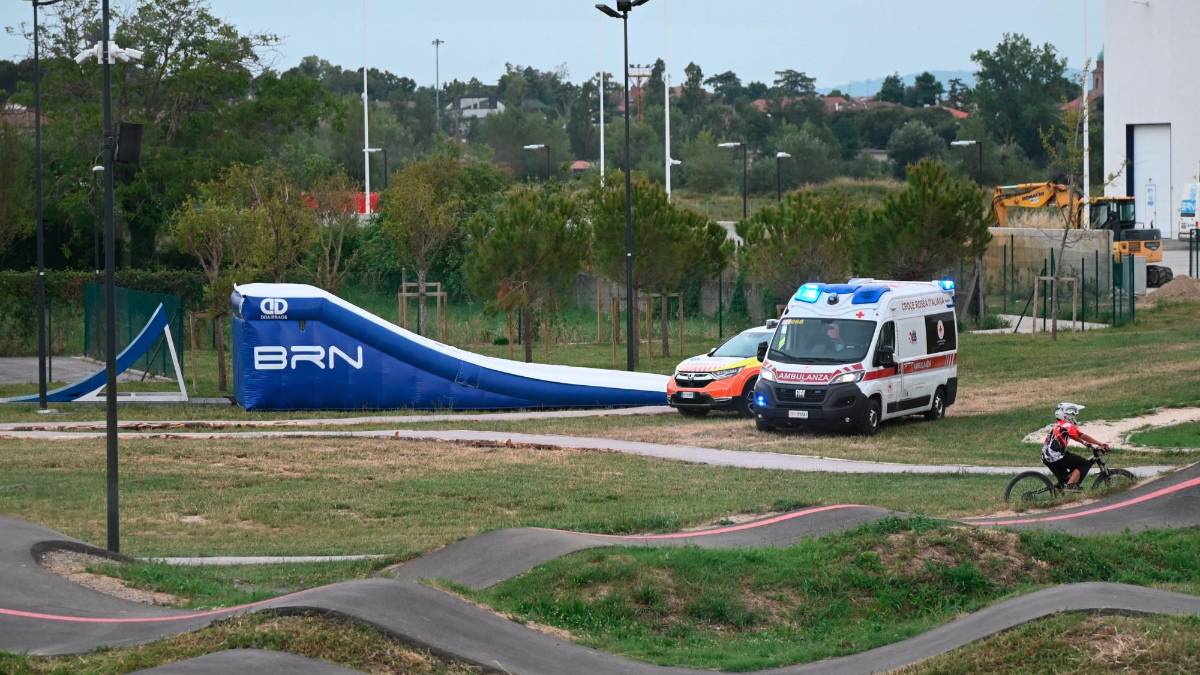 Forlimpopoli. Cade in bici al Brn Village, grave un trentenne