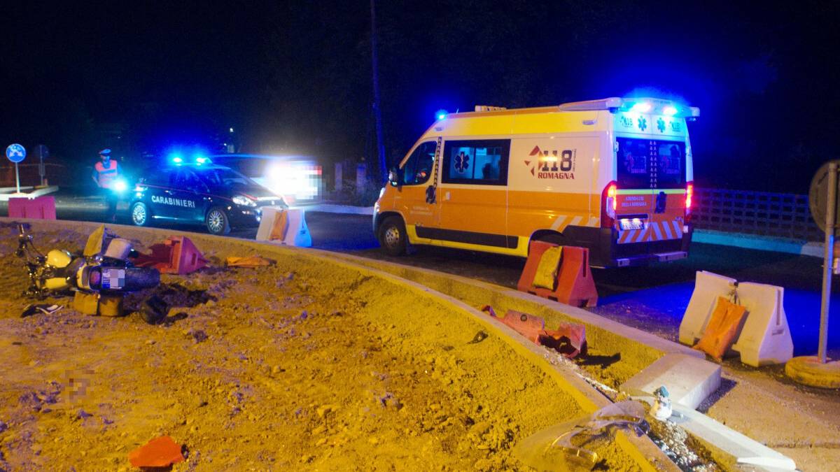 Russi, schianto con la Harley Davidson: ferito un 39enne