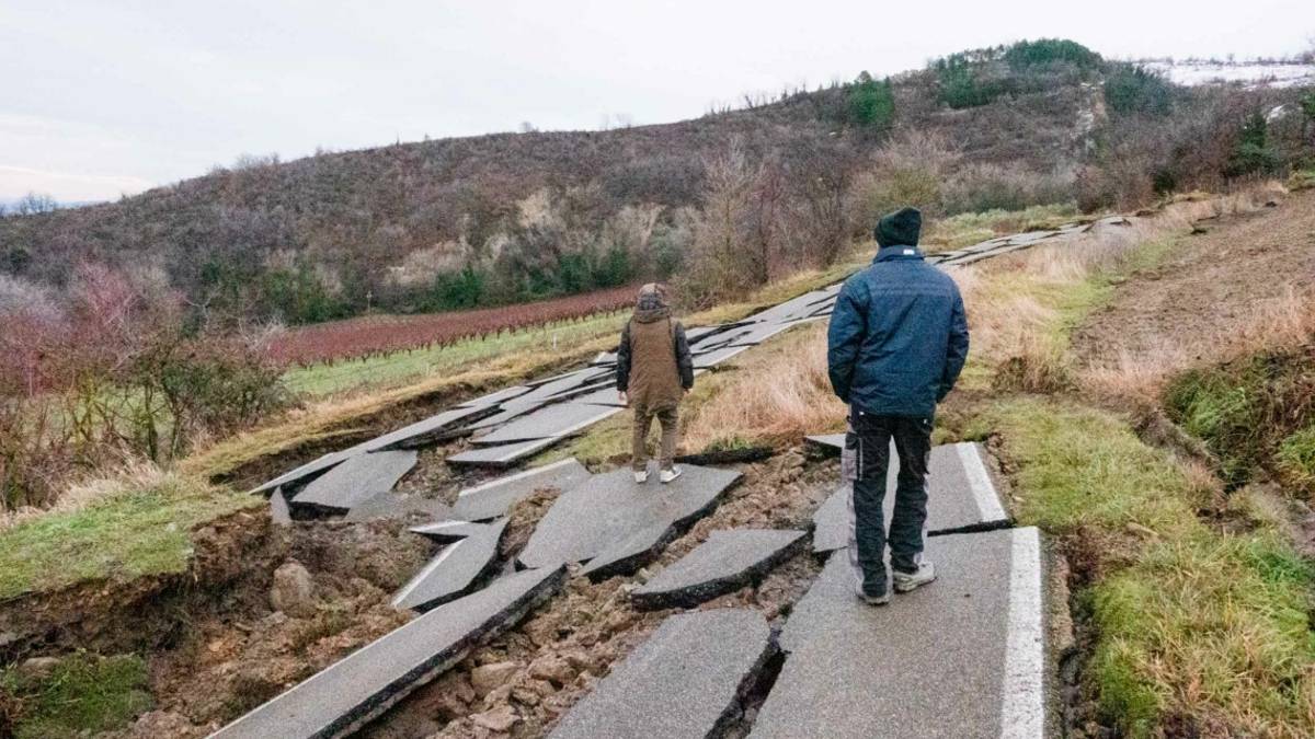 Fontanelice, frana una strada quattro famiglie isolate