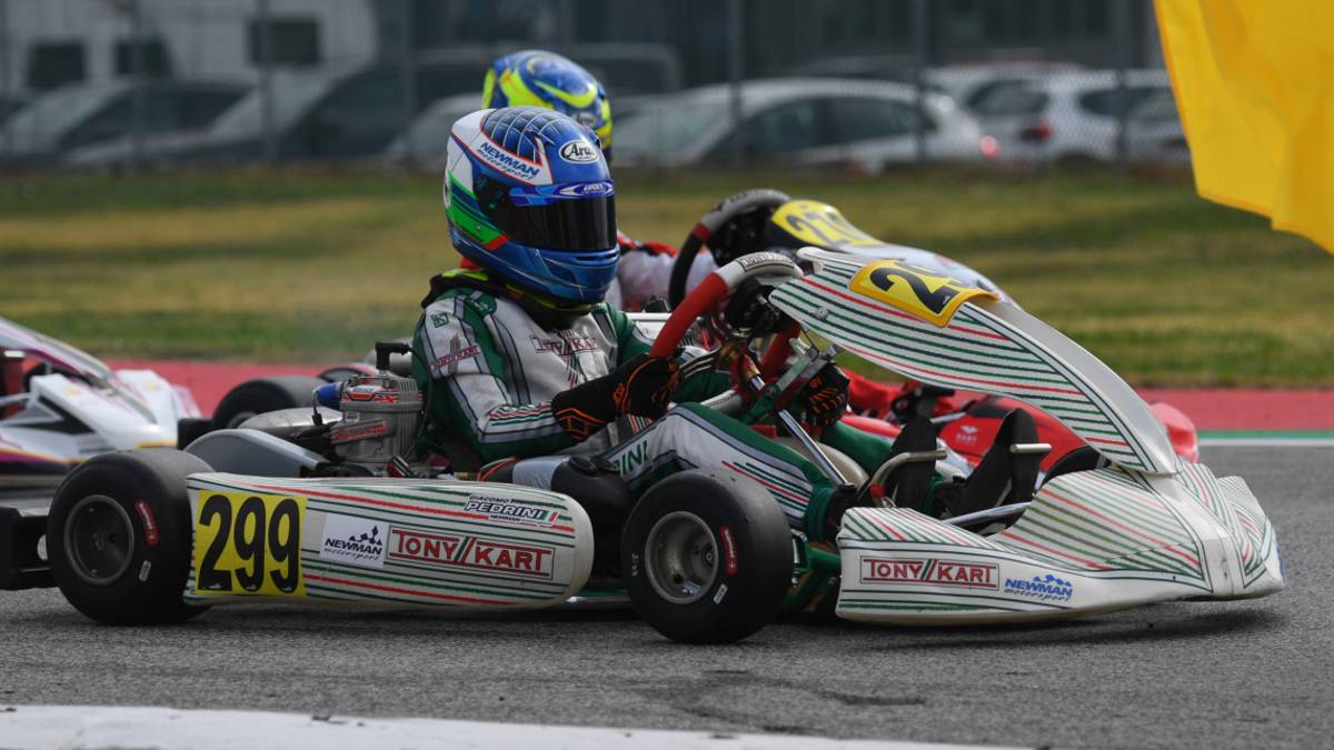 Kart, Giacomo Pedrini migliore italiano all'Adria Karting Raceway
