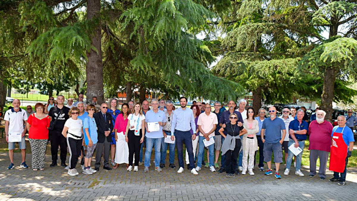 Cesena, l'Avis ha premiato i suoi volontari speciali