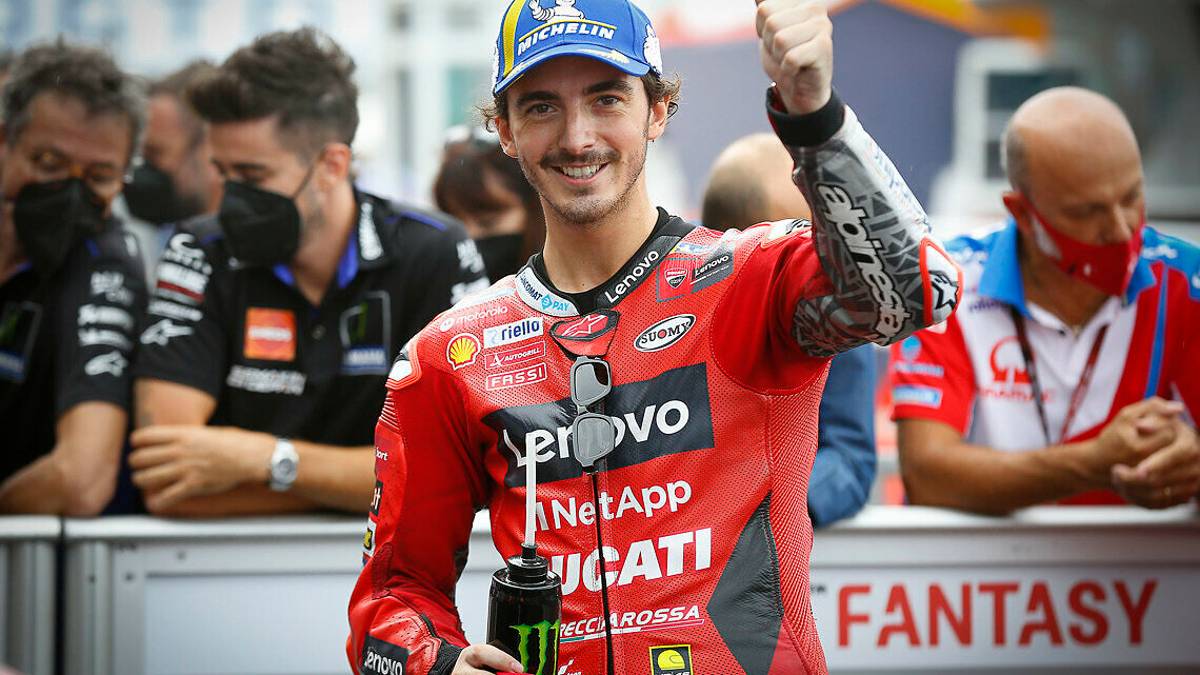 MotoGp, fantastica pole position di Bagnaia a Misano