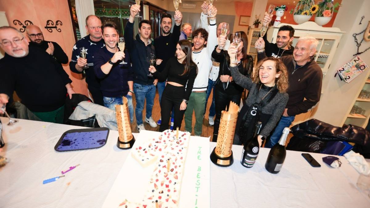 MotoGp, Bastianini, serata di festa a Riccione - Gallery