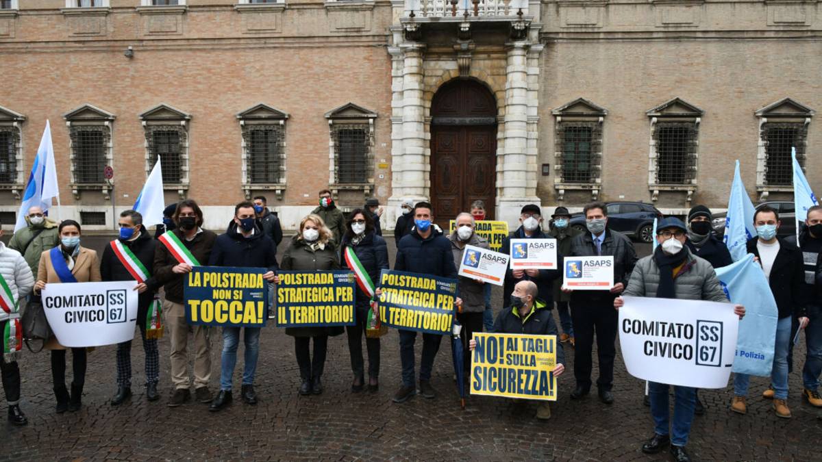 Rocca San Casciano, protesta per salvare la Polstrada