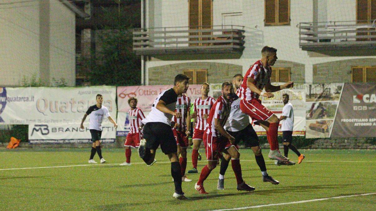 Calcio, dopo il black-out il Cesena supera 2-0 il Forlì