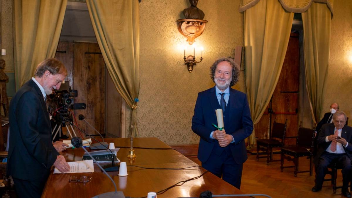 Bertozzi premiato dall'Accademia dei Lincei, per la critica