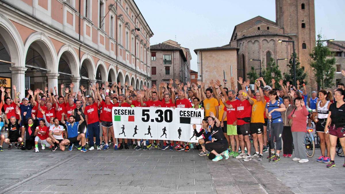 In 500 di corsa all'alba per la “5.30 Run Cesena”