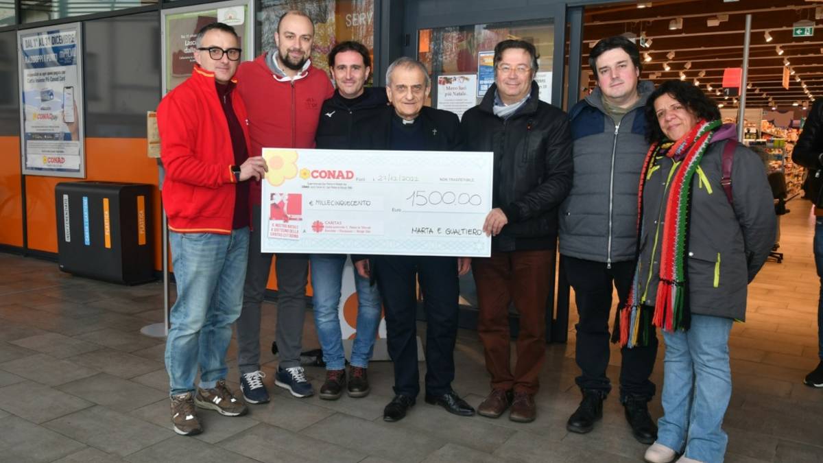 San Pietro in Vincoli: dalla Conad 1.500 euro alla Caritas