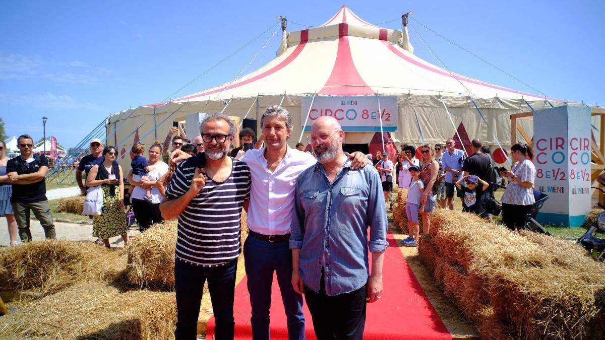 Rimini, la magia del circo dà il via ad Al Meni con Massimo Bottura