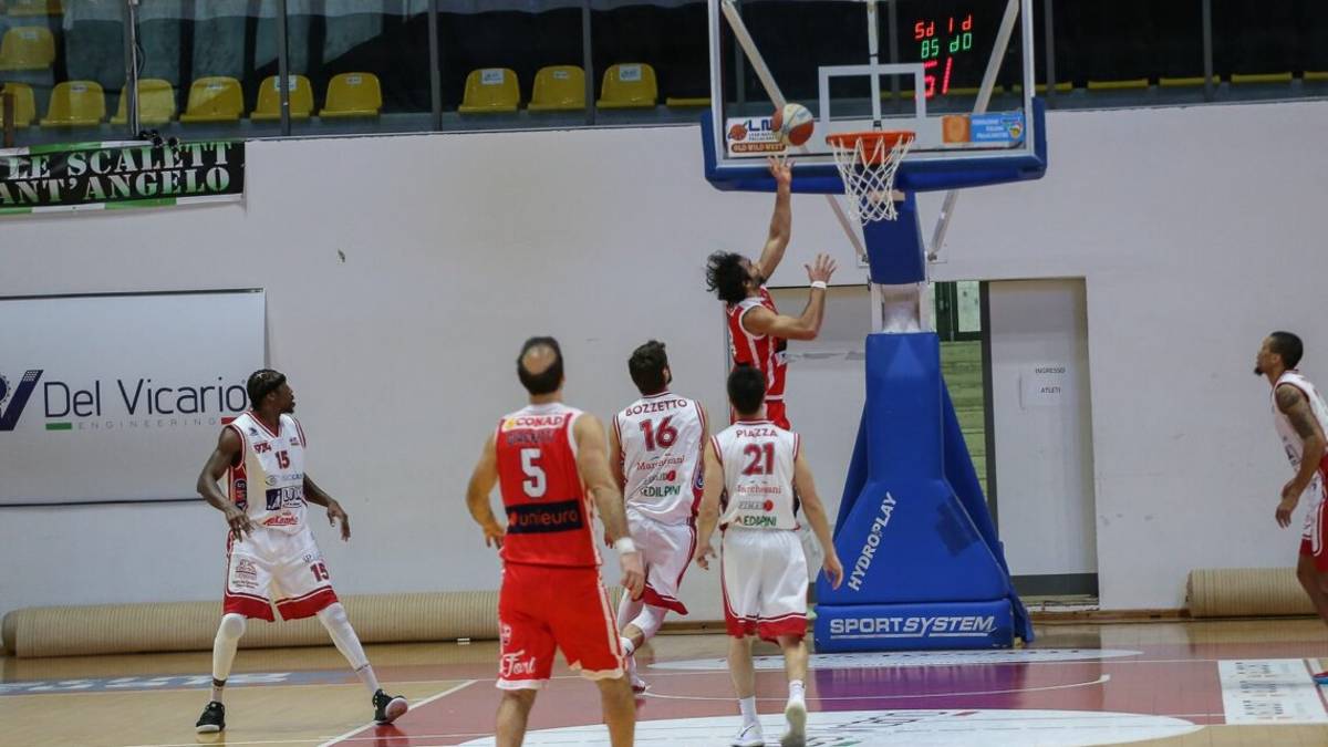 Basket A2, Unieuro ko in volata a Chieti (79-78)