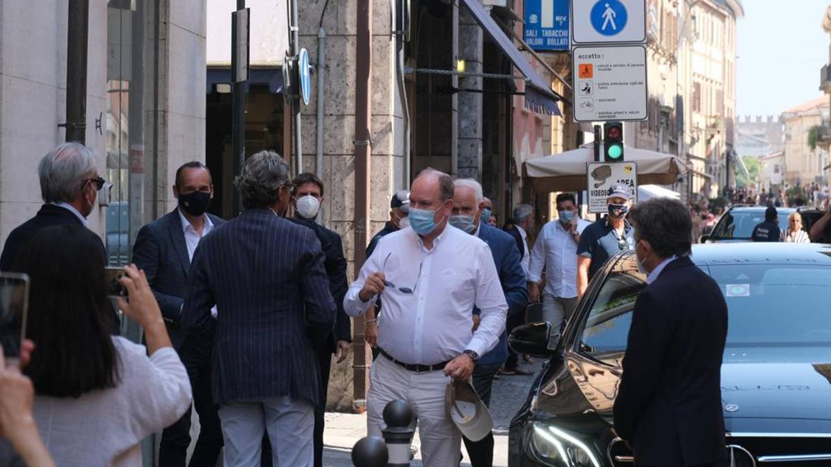 Il principe Alberto di Monaco è arrivato a Rimini