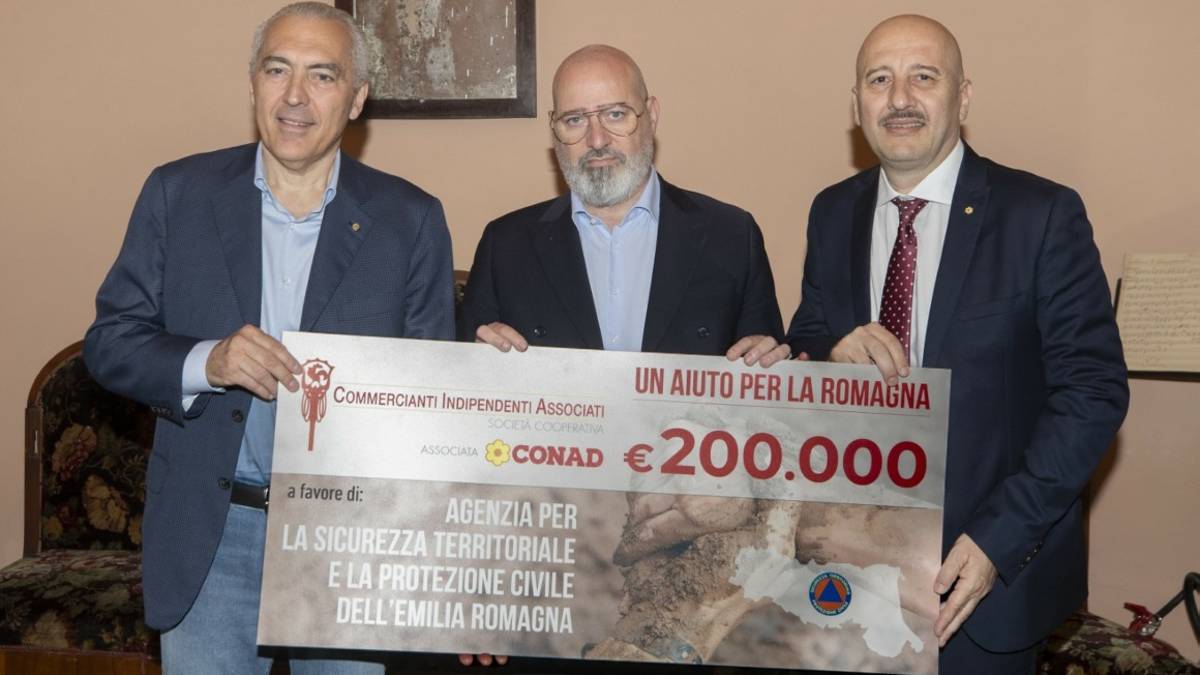 Da Conad Romagna 200mila euro per le vittime dell'alluvione