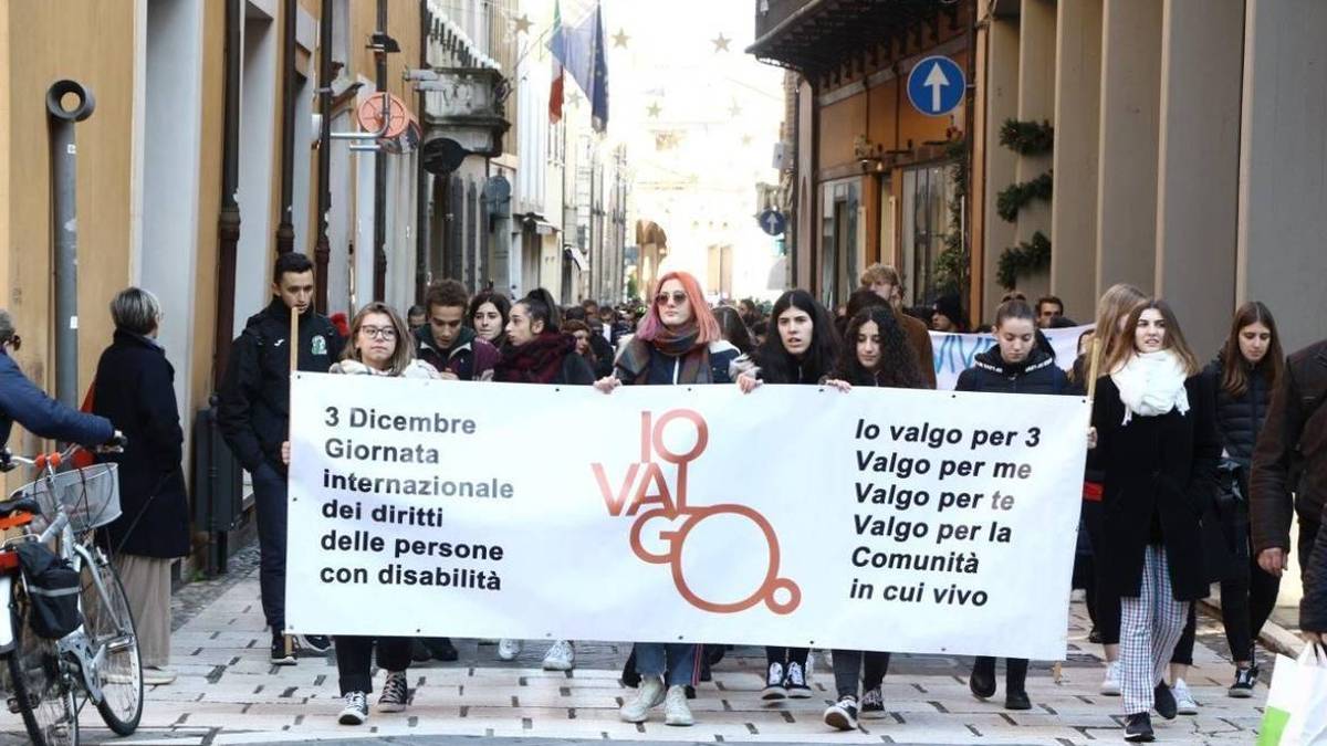 Cesena, giovedì mattina il corteo di Io valgo dedicato alle persone con disabilità