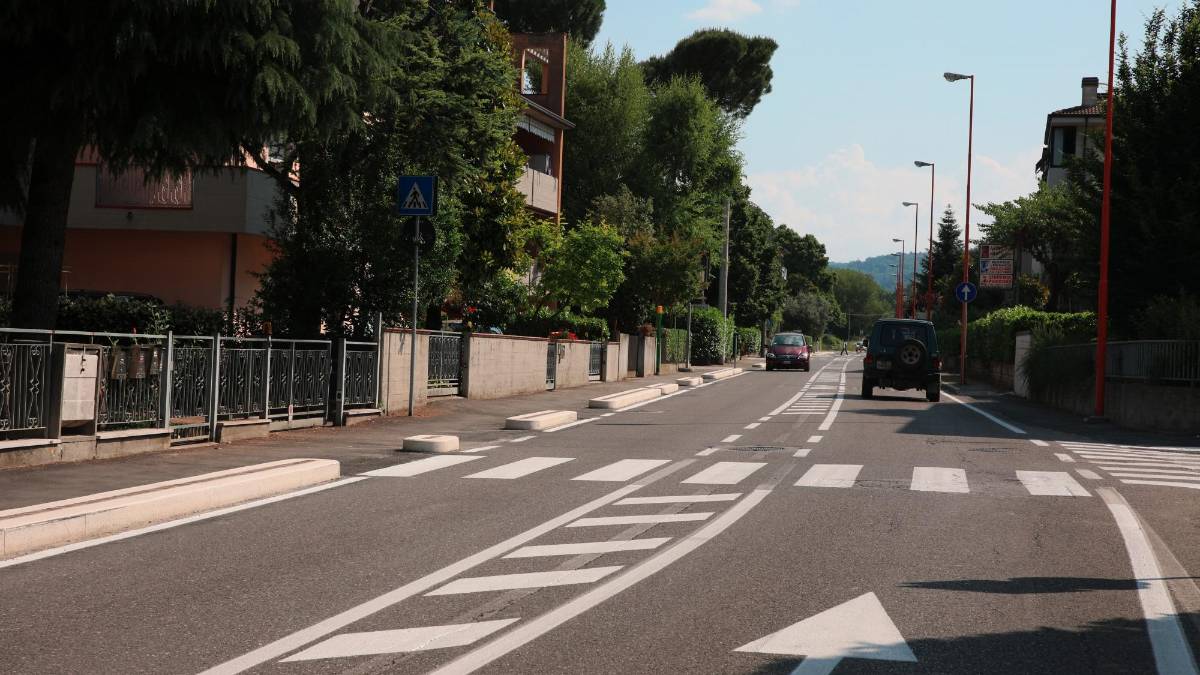 Una delle strade di Ponte Abbadesse