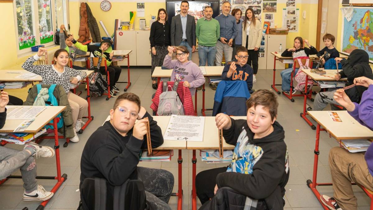 Cesenatico, i bambini di Villalta al laboratorio “Lavoriamo la pelle”