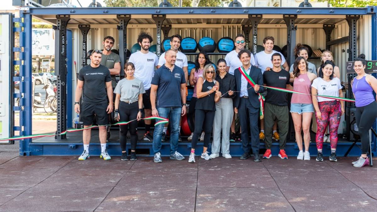 Rimini, inaugurata la nuova area fitness al Parco del Mare