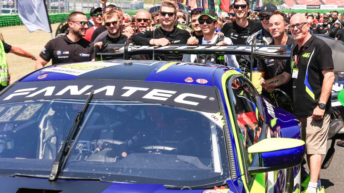 Automobilismo, Gt World Challenge Europe: clamorosa vittoria di Valentino Rossi a Misano Adriatico