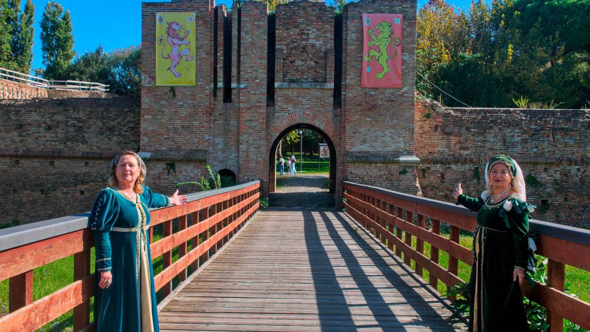Le attività medievali alla Rocca Brancaleone FOTO FIORENTINI
