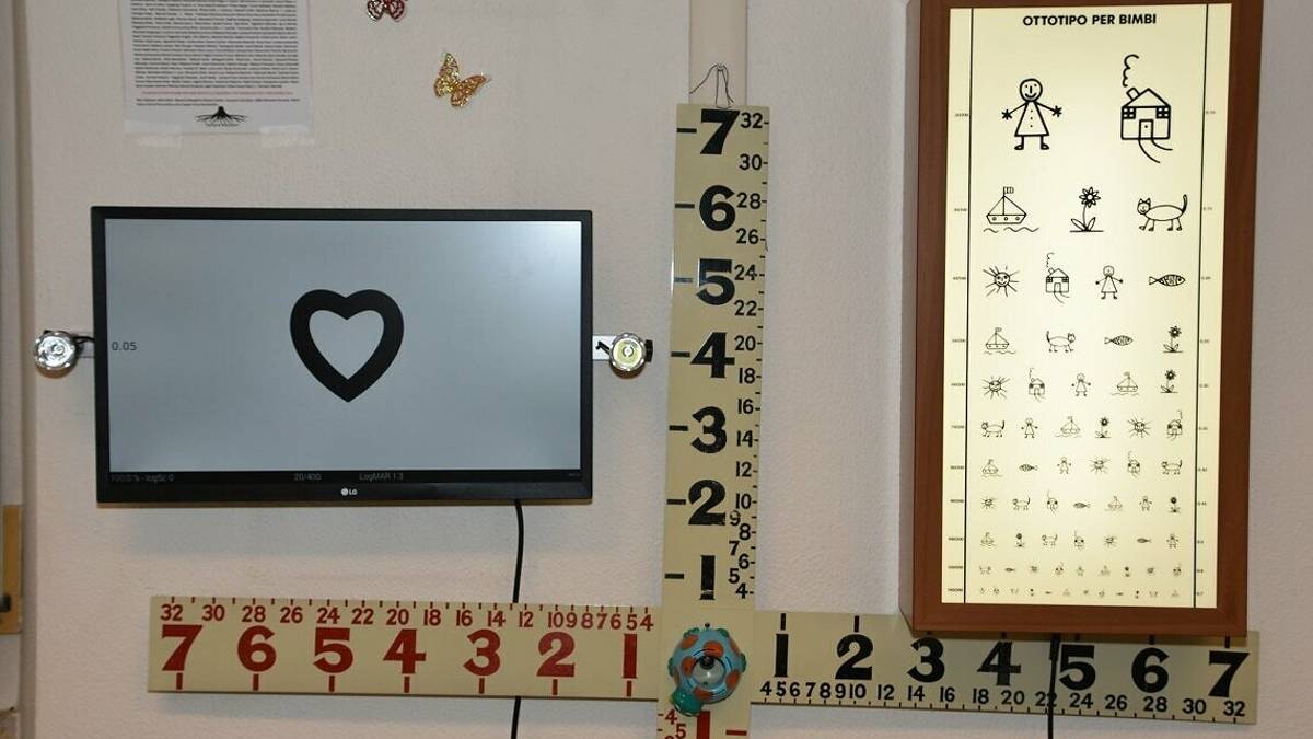 Un nuovo ottotipo per bimbi alla Oculistica di Forlì
