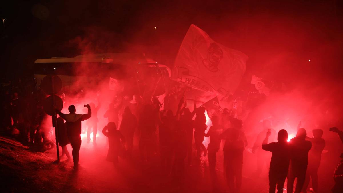 Calcio D, l'arrivo del Cesena al Manuzzi - VIDEO - GALLERY