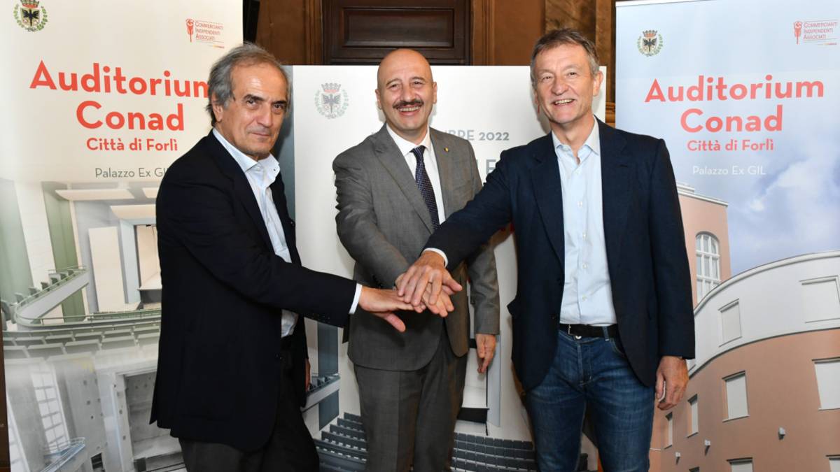 Forlì, accordo Comune-Conad per l'Auditorium della musica