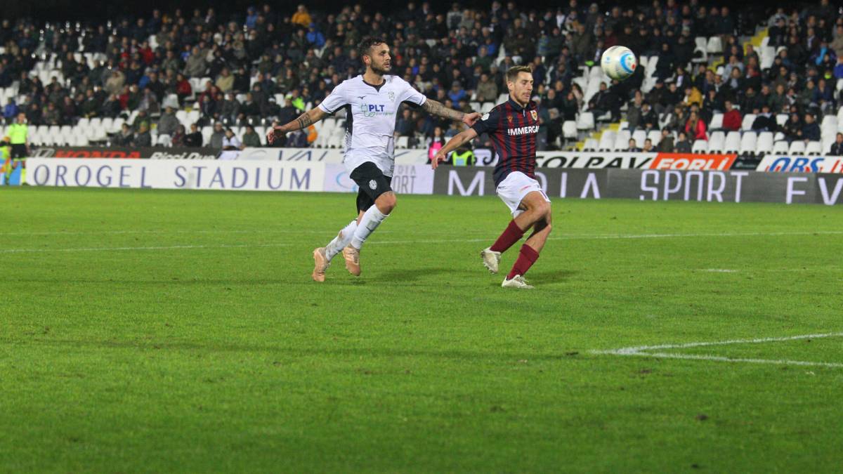 Calcio serie C, Cesena e Rimini: stop a Franco e Cigliano