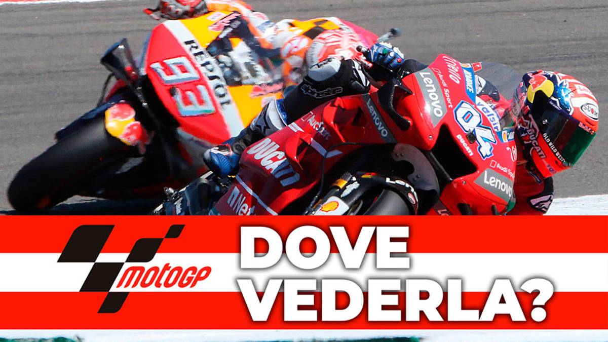MotoGP, GP Austria 2019, ORARI TV: diretta Sky e differita Tv8