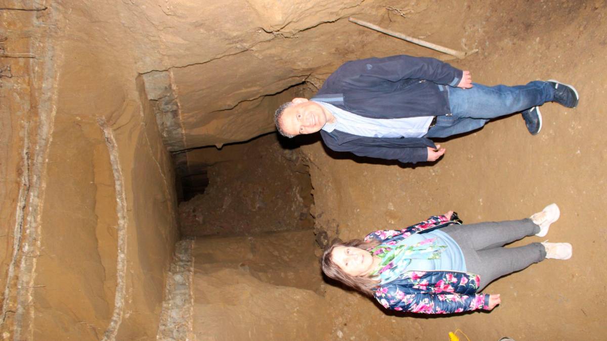 Maria Giovanna Giuccioli con il sindaco Mauro Graziano