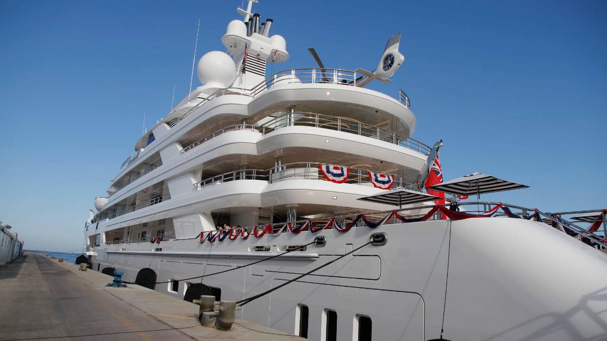 Ravenna, arriva lo yacht da quasi mezzo miliardo di dollari dell’ambasciatore degli Usa GALLERY