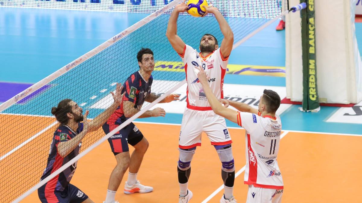 Volley Superlega, la Consar si illude ma deve arrendersi al Monza