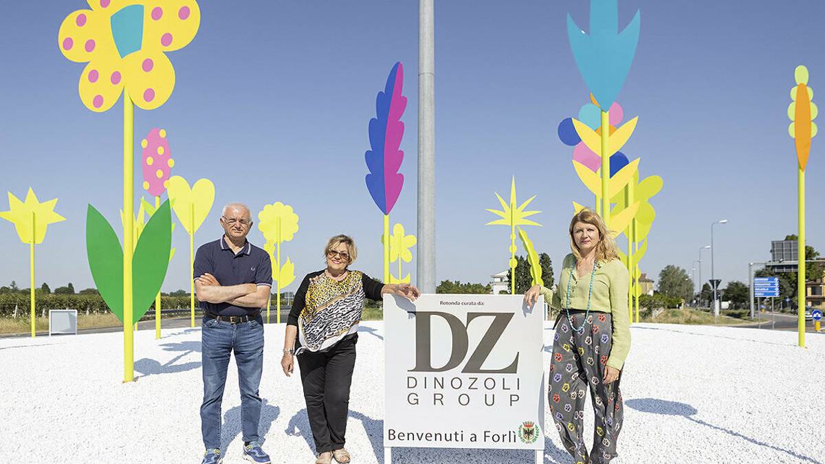 Forlì, nuova rotonda in viale Bologna per arrivare in città