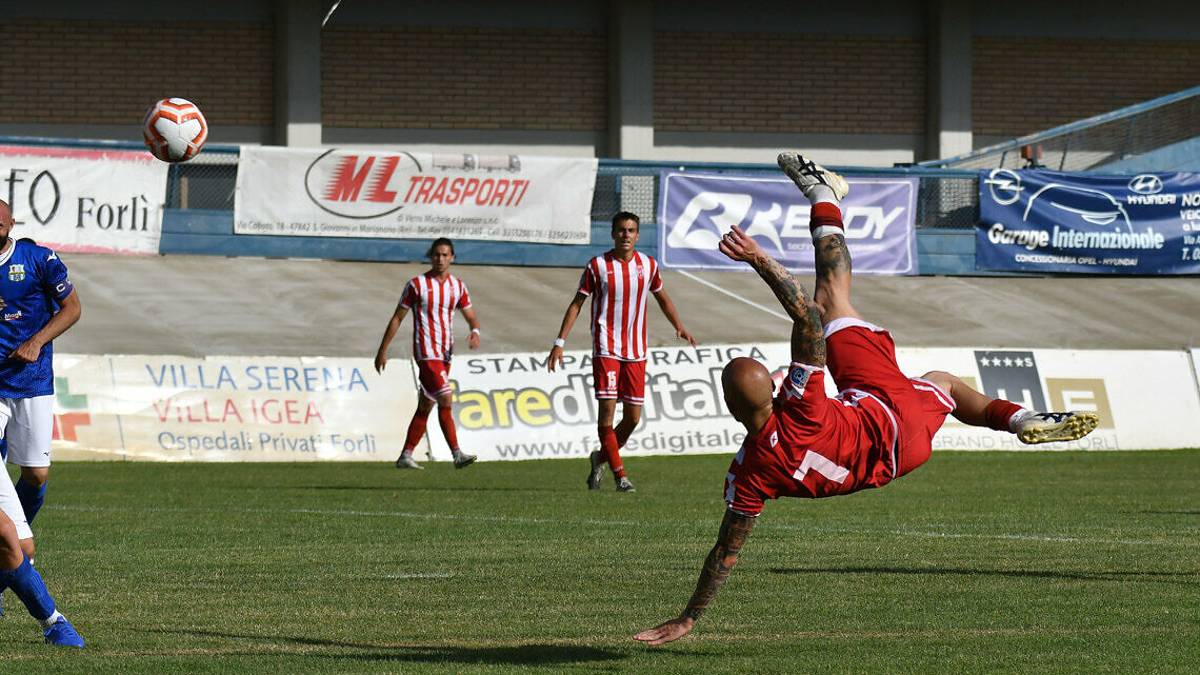 Calcio D, Pera superstar: il Forlì supera 3-2 il Mezzolara