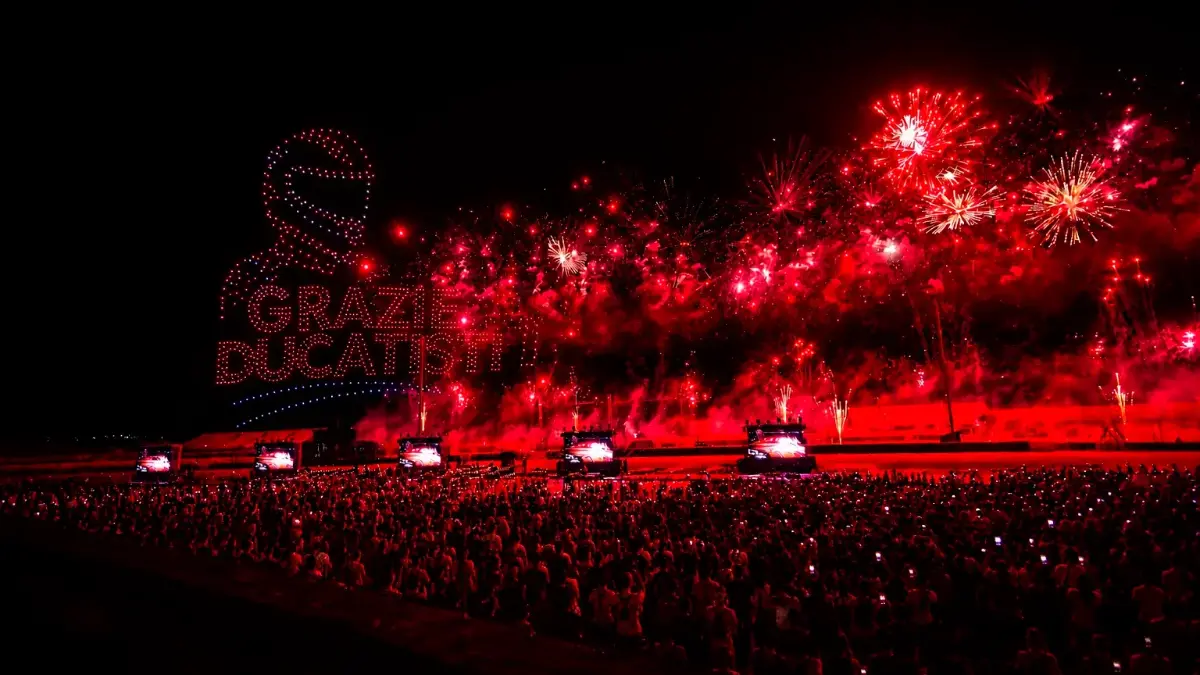 La grande festa del centenario Ducati