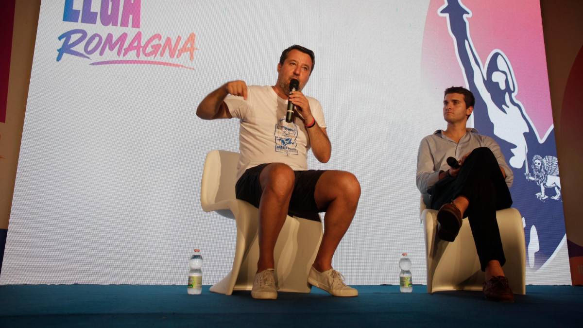 Cervia, Salvini alla festa della Lega Romagna GALLERY
