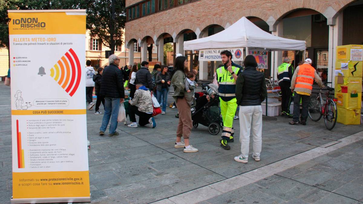 Cesena, la Protezione Civile incontra i cittadini in piazza Almerici domenica 18 ottobre