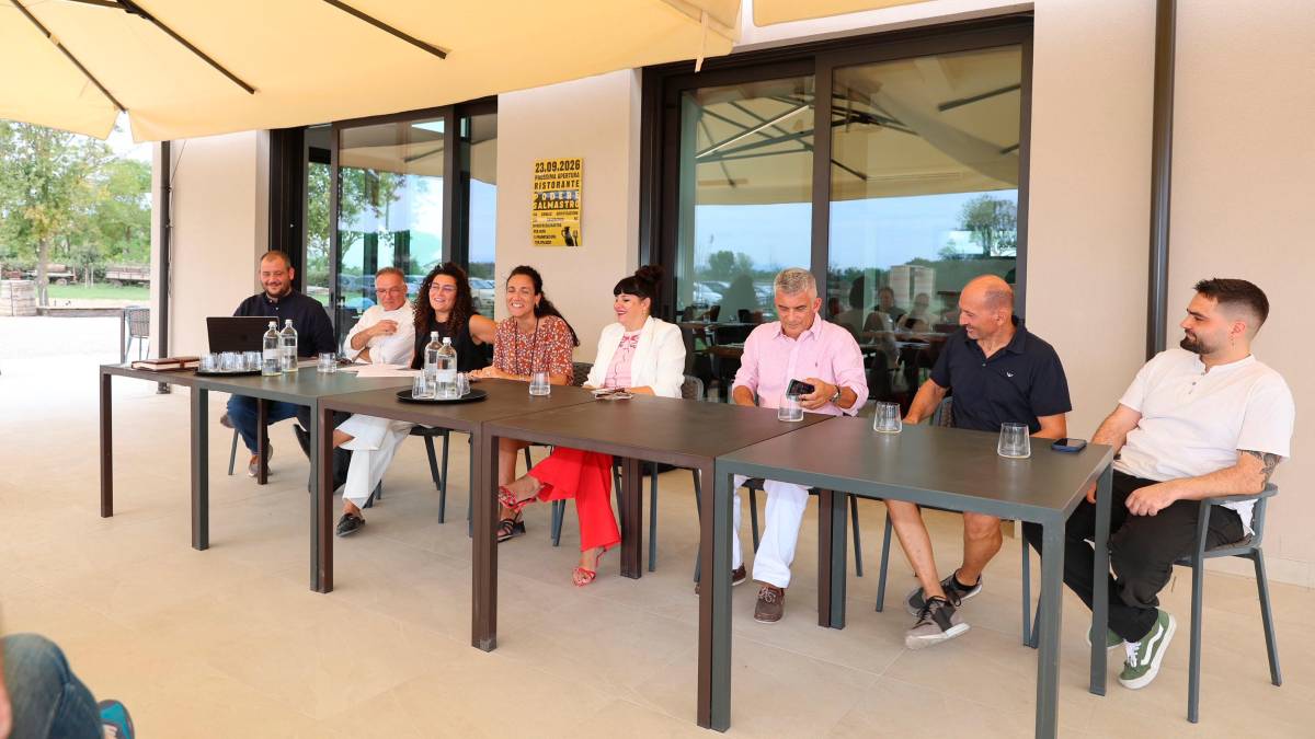 La conferenza stampa di presentazione al Podere Salmastro