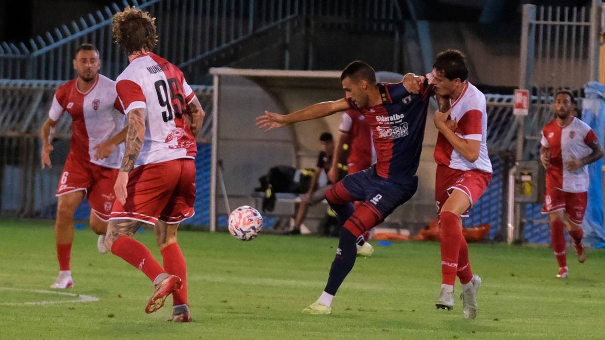 Il Forlì va sotto, sorpassa ma si fa raggiungere: a San Benedetto finisce 2-2