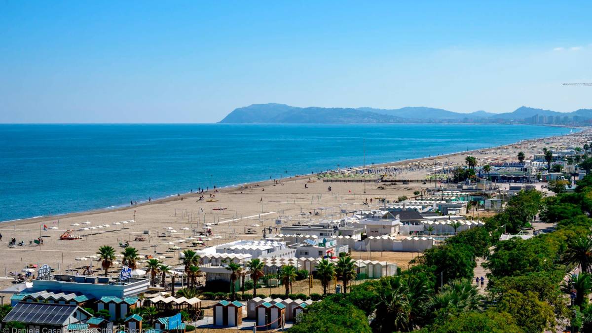 La spiaggia di Riccione