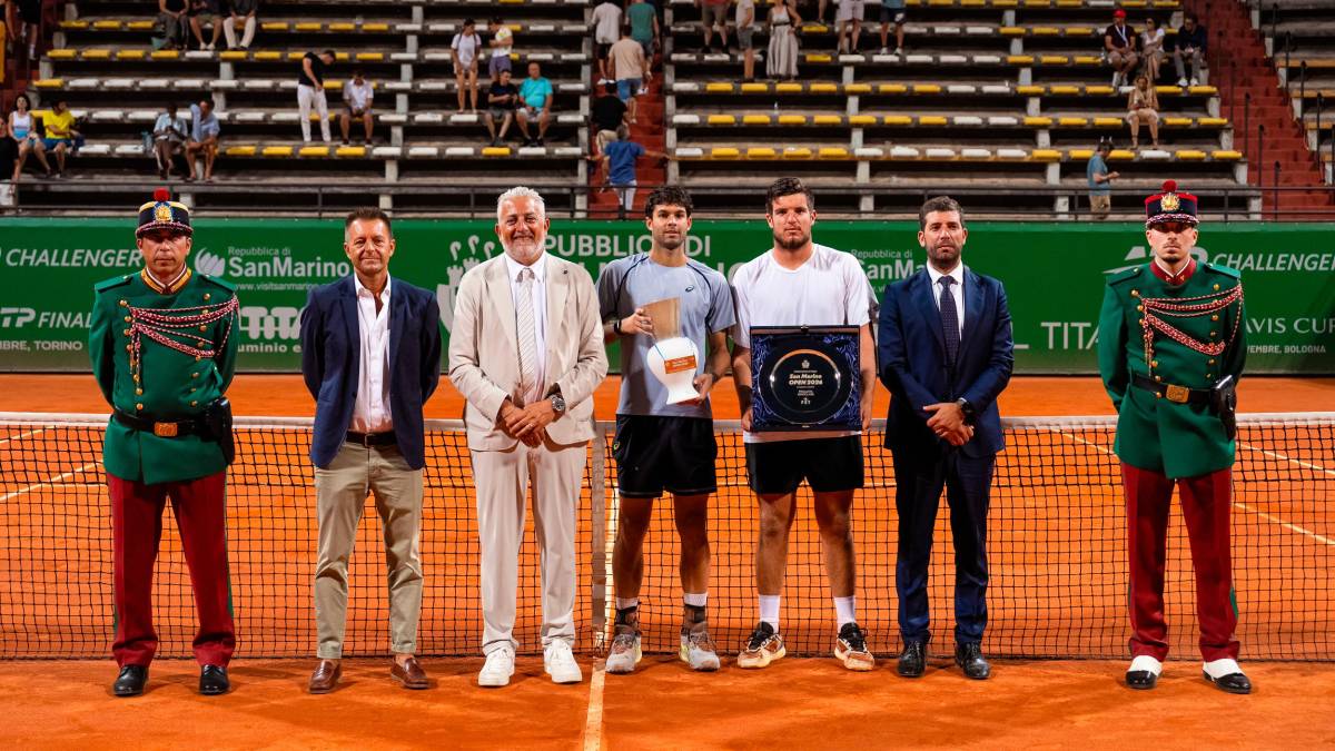 La premiazione degli Internazionali di San Marino