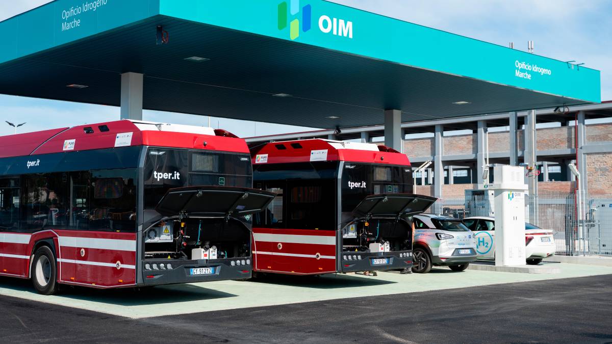Autobus all’interno di Oim
