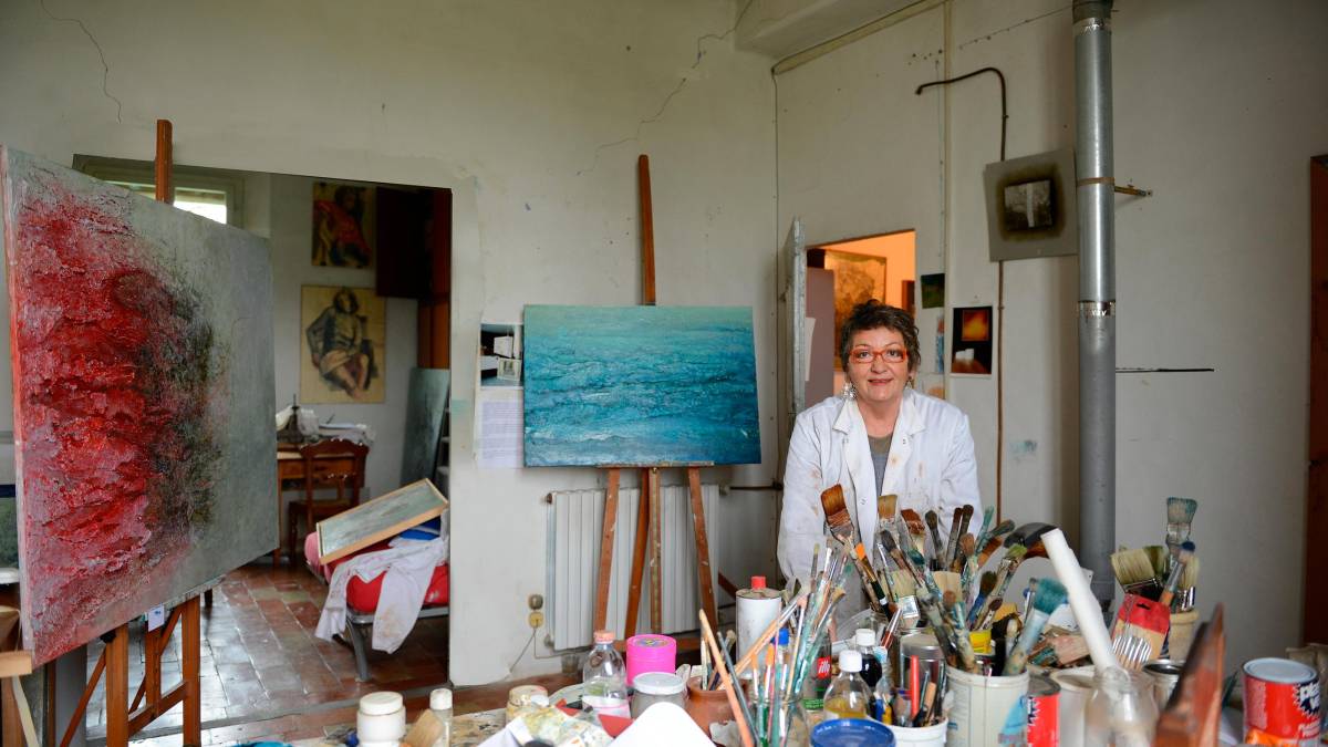 Ravenna. Apre al pubblico l’atelier della moglie scomparsa: «Nel ricordo di Stefania, il nostro studio è uguale a quando ci ha lasciato»