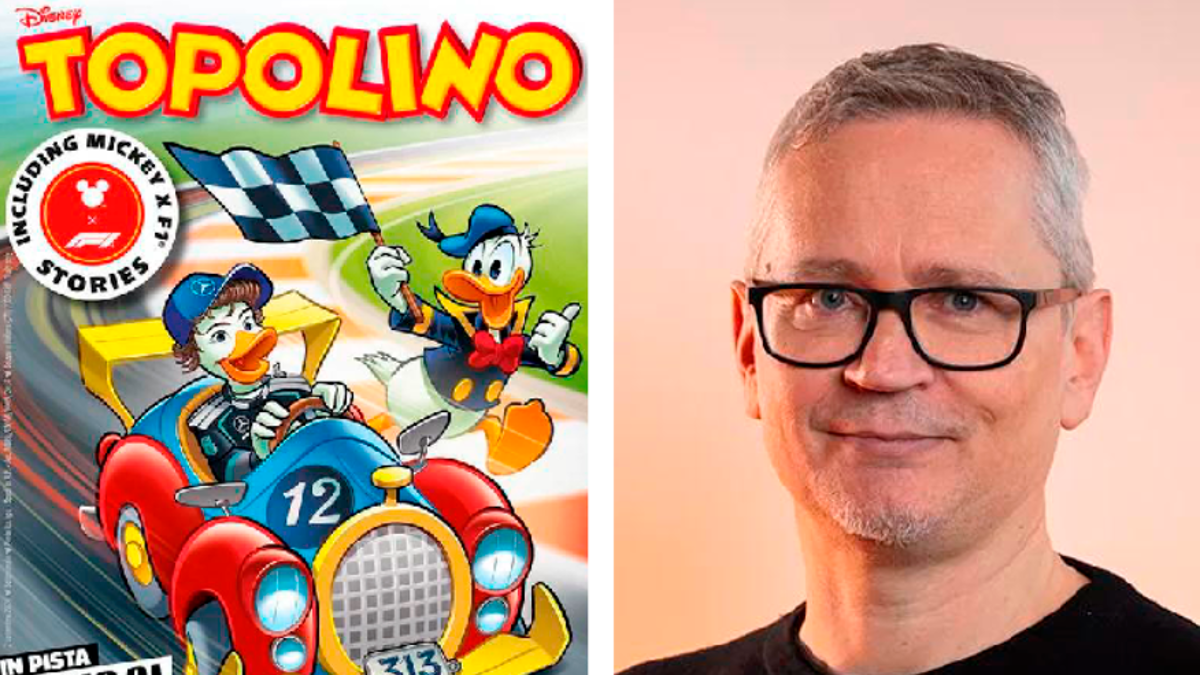 Cesena, “Kimi Paperelli”, la firma di Giovani Barbieri sul fumetto Disney sul re della F1