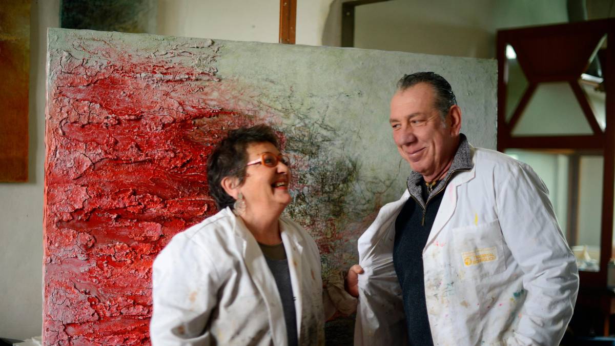 Ravenna. Apre al pubblico l’atelier della moglie scomparsa: «Nel ricordo di Stefania, il nostro studio è uguale a quando ci ha lasciato»