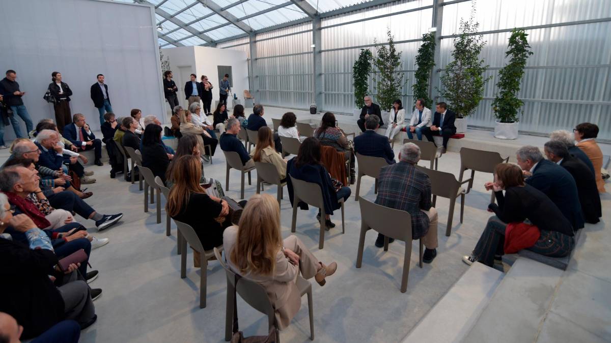 Gli interni dell’Orangerie rigenerata (Fiorentini)
