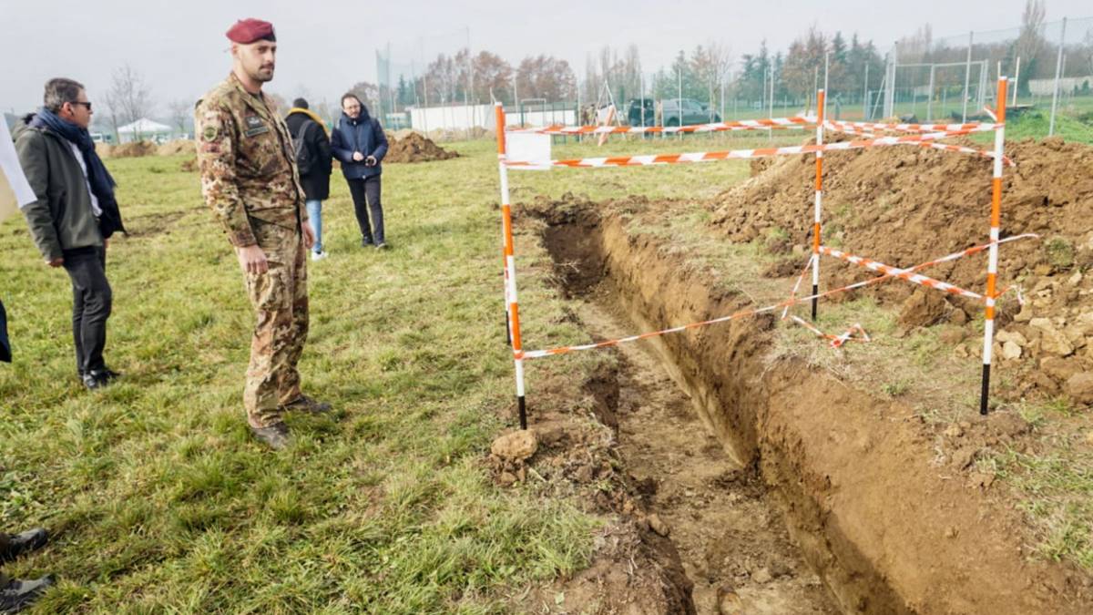 Faenza, fatto brillare l'ordigno bellico trovato alla Graziola