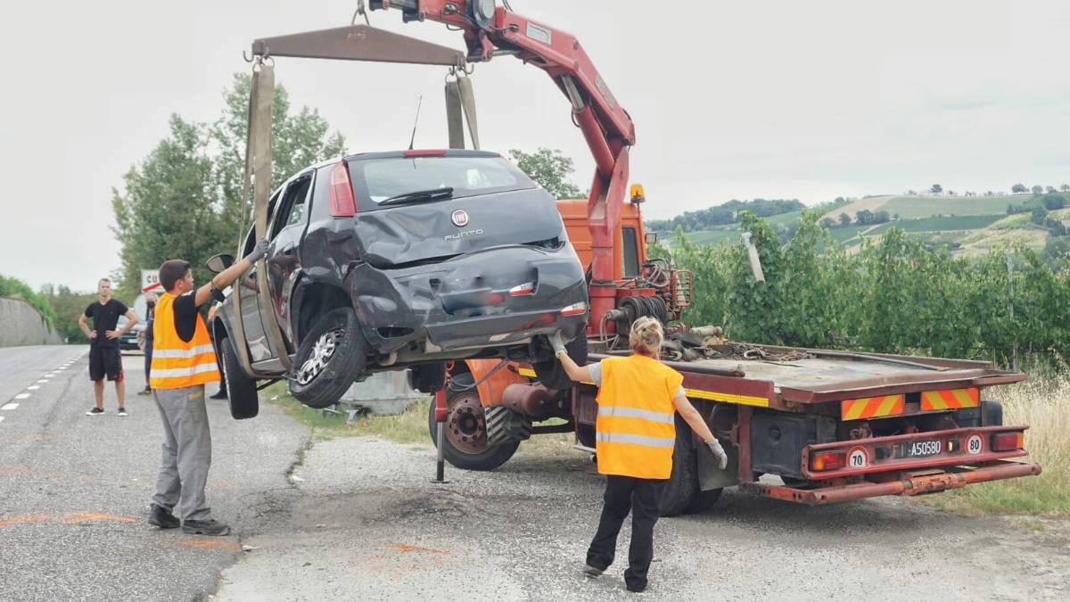 Riolo Terme, scontro tra due auto. Ferite quattro donne