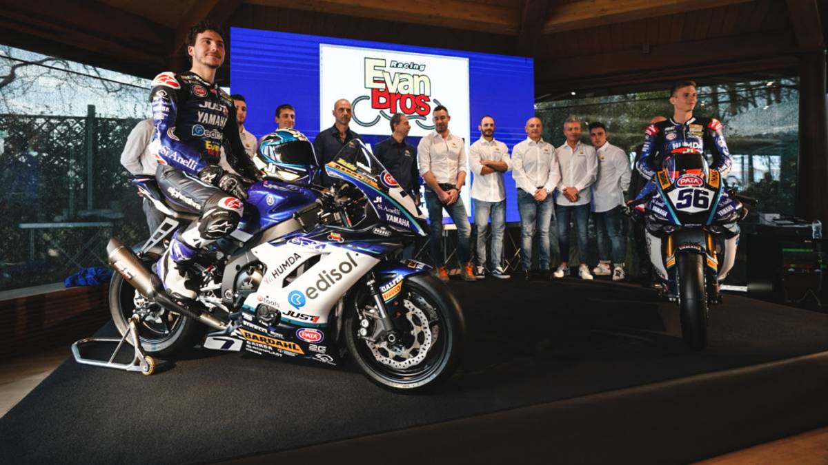 Motociclismo, l'Evan Bros. è pronto alla nuova sfida in Supersport