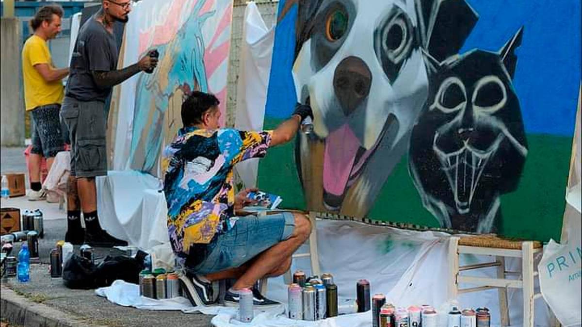 Riccione, arrivano i writers e il canile diventa una galleria d’arte a cielo aperto - Gallery